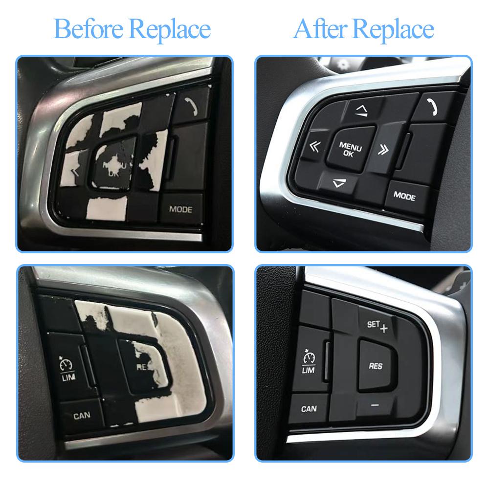 Car Left Right Multifunction Steering Wheel Switch Control Button For Land Rover Discovery Sport 2015-2019 LR095538,LR095540