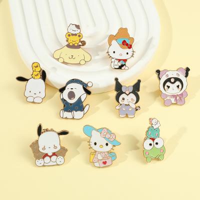 Хит продаж Sanrio металлическая значок милый сладкий японский Куроми сплав брошь