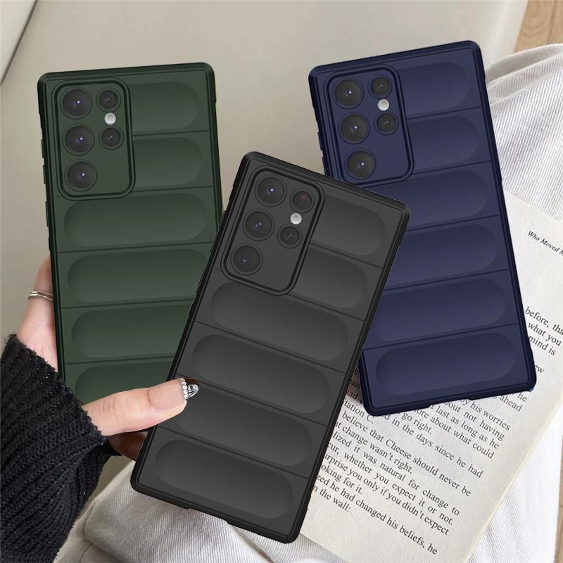 Противоударный мягкий силиконовый чехол для Samsung Galaxy A54 A53 A14 A04S S21 S22 S23 Ultra Huawei P50 Xiaomi Redmi Note 11 iPhone 14 13 12 11 Pro Max