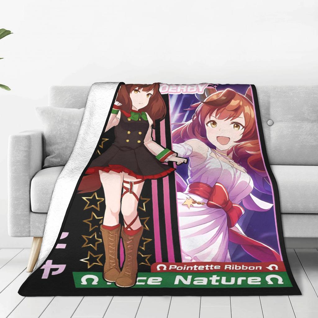 Плюшевое одеяло Suzuka Horse Girl Prettys Derbys для детей и взрослых, фланелевое покрывало для гостиной, теплое, мягкое, качественное одеяло