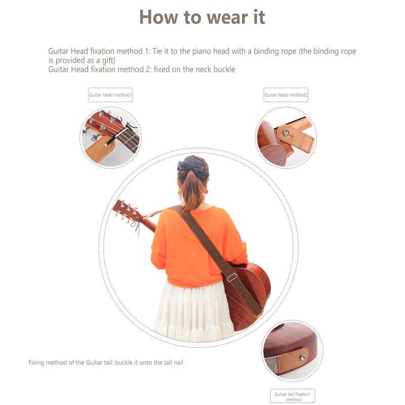 Гитарный ремень, удобный хлопковый льняной ремень, регулируемая длина, гитарный хвост, гвоздь, плечевой ремень для народа