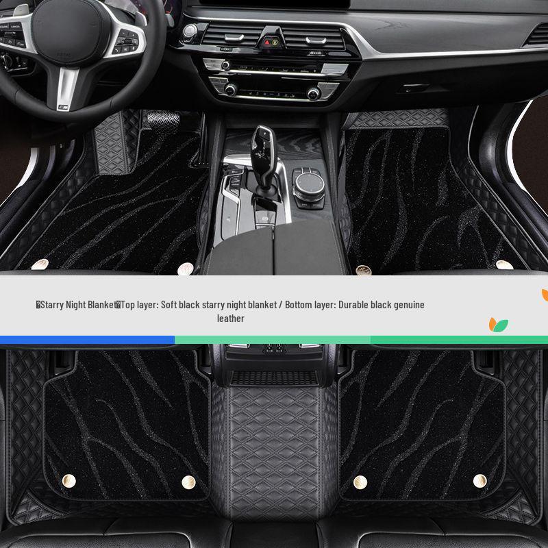 Beijing BJ40 Starry Sky Carpet Loop Pile Car Mats - Non-Slip & Wear-Resistant for Models 14-26.