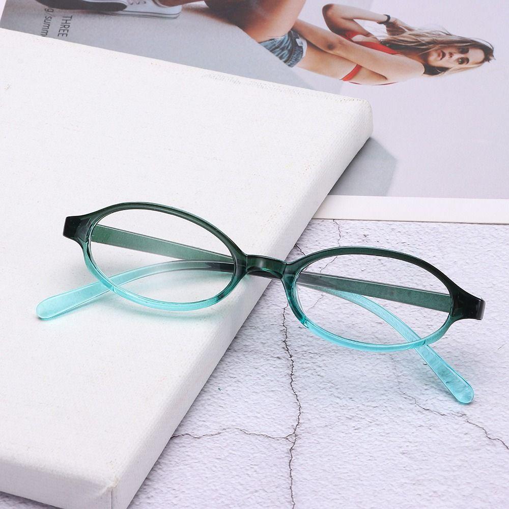 INS Style Japan Spicy Girl Glasses Frame Small Oval Frame Decorative Computer Glasses for Women