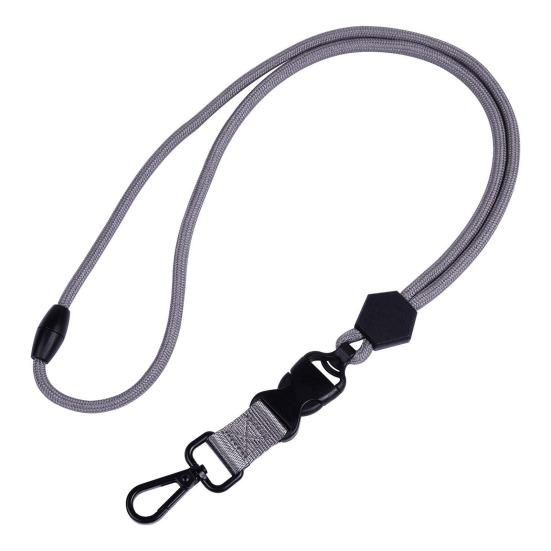 Heavy-Duty Key Lanyard with Detachable Buckle Quick Release Adjustable ID Badge Breakaway Neck Lanyard