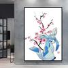 Canvas Artwork Painting Pokemon Pikachu Picture Home Decor Classic Character Images Spray Painting Home Decor Holiday Gift