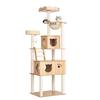 МАЛЕНЬКИЙ Кот Большой С Видом Взрослая Кошка Средний Коготь Кошка Кошка Дерево Чистый Царапающий Облегчает Недостаток Упражнения Башня, Деревянный, Большой, Стационарный,