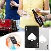 Черный персик открывалка для бутылок креативная игральная карта в форме нержавеющей стали домашние инструменты открывалка для пивных бутылок