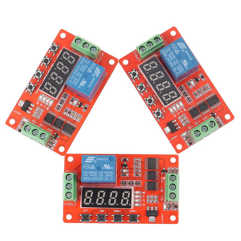 Модуль многофункционального реле Frm01 DC 5/12/24В 1 канал, таймер задержки цикла, переключатель