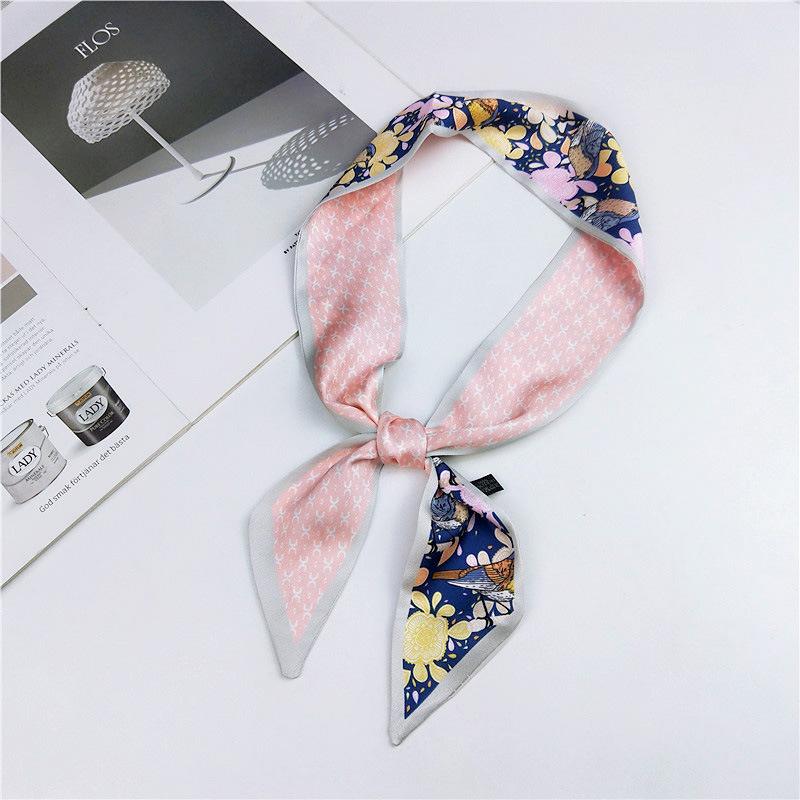 New Scarves Silk Scarves Women'S Spring And Autumn Season Long Decorative Professional Scarves Summer Thin Styles Paired With Shirts Stylish