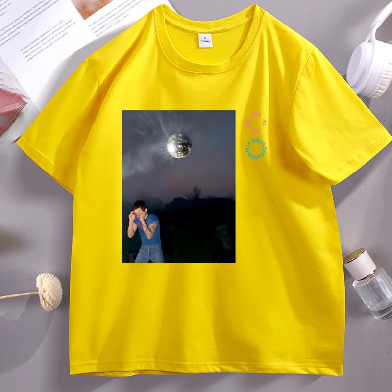 Kiss All The Time Graphic T Shirts Unisex Unisex Trendy Cotton Tshirt Streetwear Concert Music Tshirt Round Neck Male Clothes