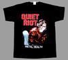 Черная футболка унисекс с короткими рукавами Quiet Riot Metal Health '83