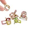 75Pcs Fastener 6-10Mm Spring Clip Fuel Water Line Hose Pipe Air Tube Clamps Fuel Water Tube Clamps Fastener