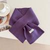 Manufacturer's homemade 111% all-wool cross-scarf small scarf women's autumn and winter atmosphere neck protection lazy scarf