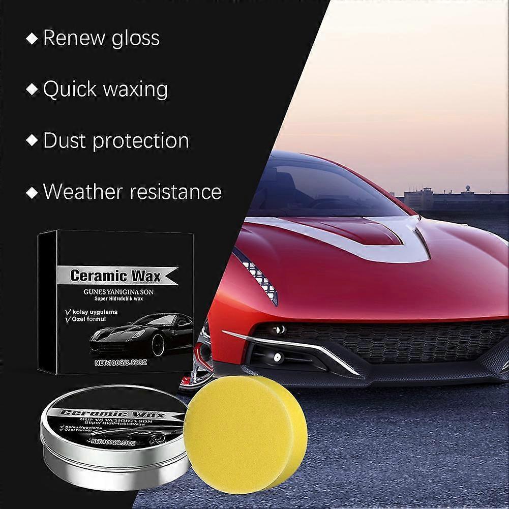 Car Protective Wax Exterior Coating Glaze Paint Wax Paint Coating Wax Renovation Dustproof Polishing