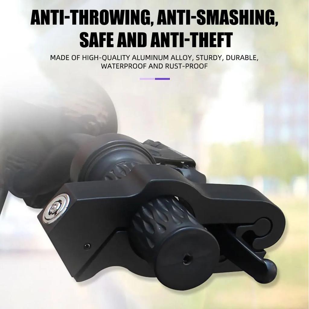 Противоугонное устройство для мотоцикла для страховых нужд, Электрический самокат, Навесной замок, Наручники, Блокировка рычага мотоцикла, Электрический велосипед