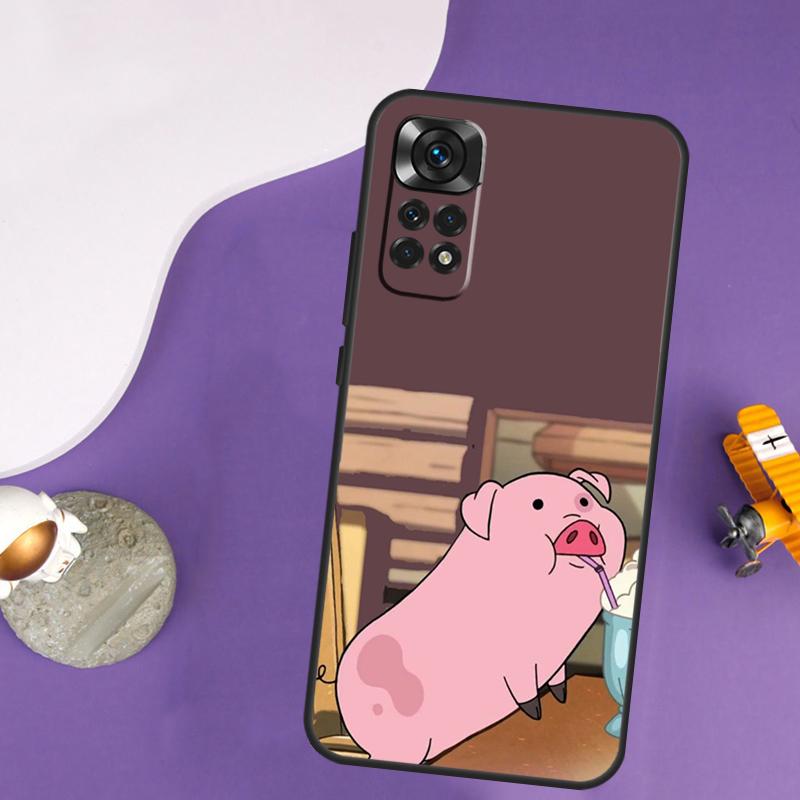 Мультяшный Чехол-Свинка Для Xiaomi Redmi Note 13 Pro 14 12 9 10 11 Pro 10S 11S 12S Redmi 13C 14C 10C 12C Чехол