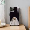 C- Cat Pet Phone Case For iPhone 17 16 15 14 13 12 Pro Max Plus for Mirror Wireless Magnetic Cover