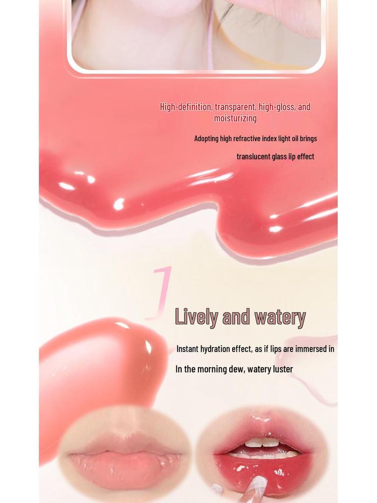 GoGo Tales Полупрозрачный Сияющий Плампинг Блеск для Губ