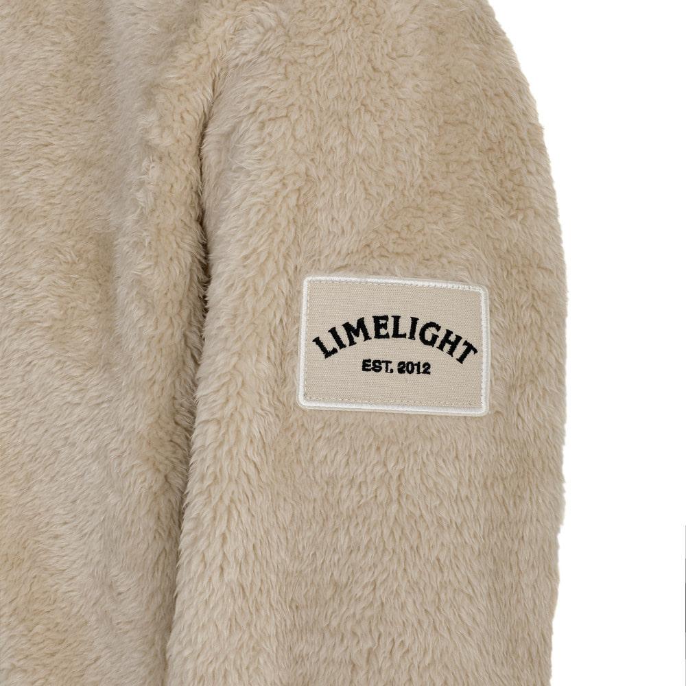 Флисовая куртка Limelight Apparel с вышитым логотипом-аркой Athlete (песок)
