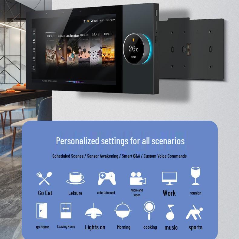 Graffiti Smart 7" ZigBee Шлюз Экран Центрального Управления Ручкой для Всего Дома