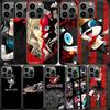 Persona 5 Anime Phone Case For Apple Iphone 15 13 12 11 14 Pro Max Mini Cover SE 2020 X XS XR 8 7 6 6S Plus 5 5S Shell Coque For