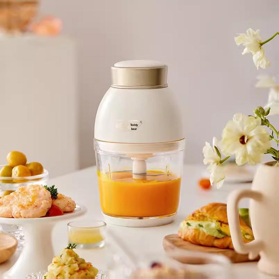 Bear/Маленькая мясорубка для медведя, Прибор для приготовления детского питания, Кухонный комбайн для детского питания, Бытовая электрическая мини-мясорубка и блендер для смузи