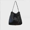 Stylish Women's Large Capacity Cowhide Tote & Bucket Bag
