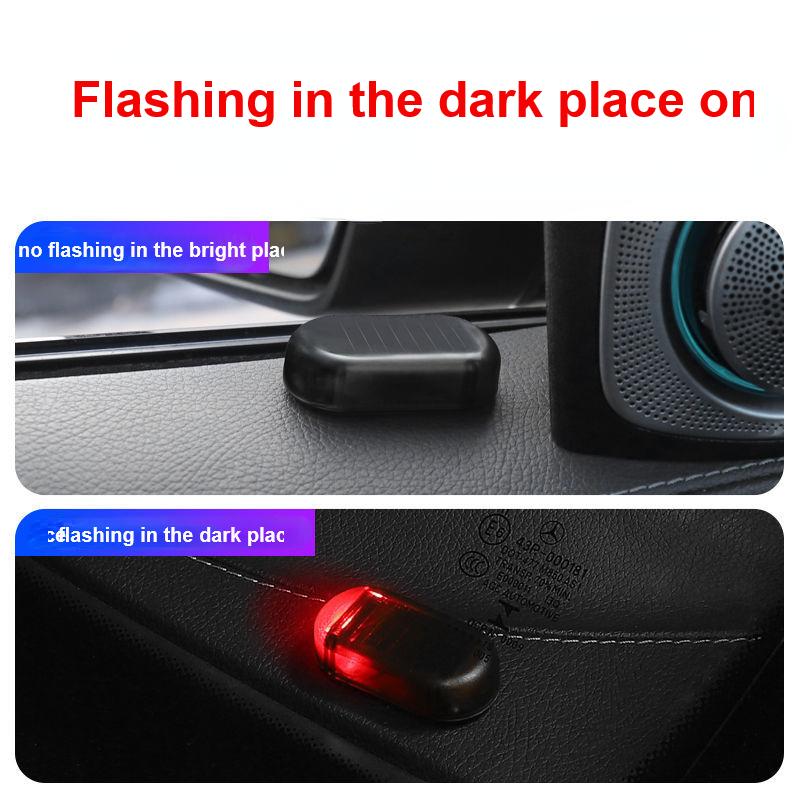 Имитация автомобильной сигнализации на солнечной энергии для предотвращения кражи