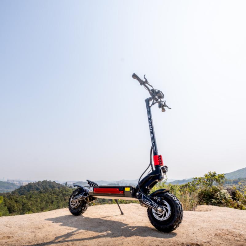 YUME Raptor Electric Scooter 60V30AH 6000W Dual Motor 11Inch Off-road Tires Max Speed 80KM/H For Adult E-Scooter With Bluetooth