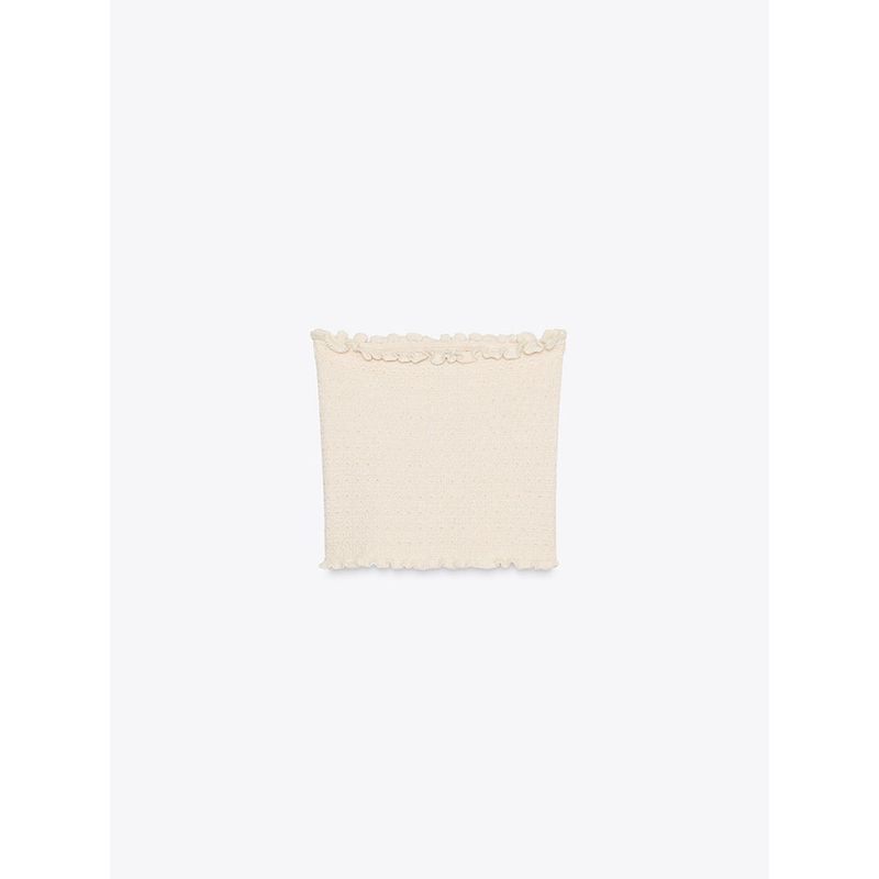 Za2025 Summer New Women Clothes Wrap-around Style Top 4192043 712 Knitted Skirt 4192042 712