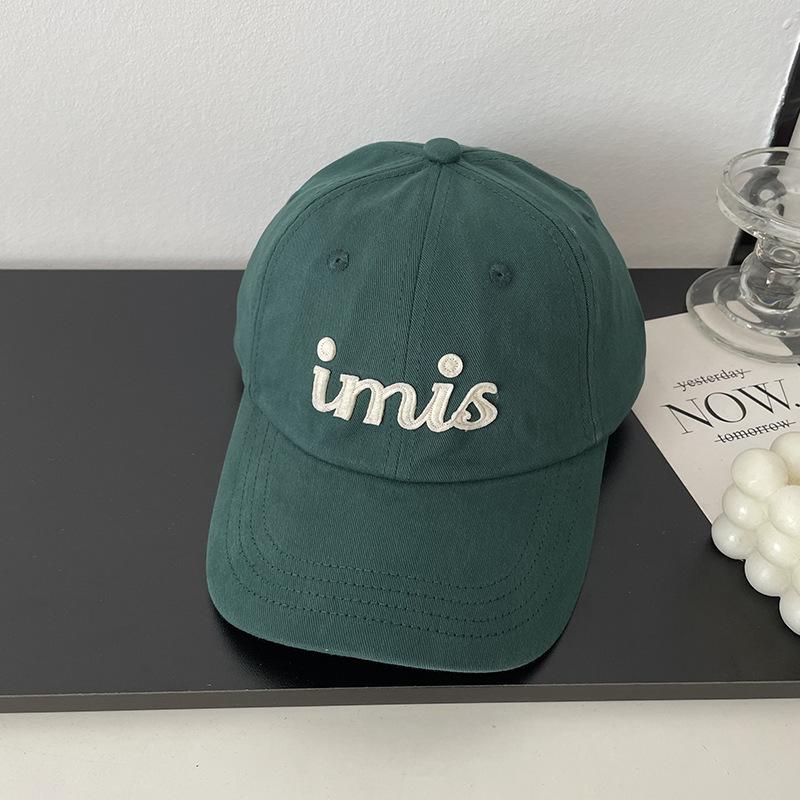 Korean Version Of Imis Letter Soft Top Baseball Cap Children Spring Personality Fashion Casual Versatile Quality Cap Men