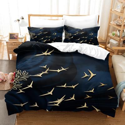 Комплекты одеял 3D Animal Golden Bird 3 шт. Пододеяльник, покрывало для одеяла Детское одеяло Покрывало Полный размер для детской спальни Украшение