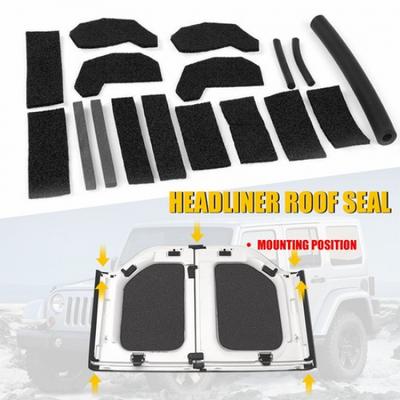 Набор из 17 шт. уплотнителей крыши для хардтопа Jeep Wrangler 2007-2017 68026937AB