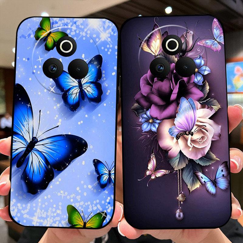 Чехол для Oppo Realme P3 Pro 5G Модный Цветной Расписной Силиконовый Мягкий Чехол для Телефона для Realme P 3 Pro 5G Ударопрочный Бамперные Оболочки