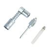 1Set 90 Degree Grease Gun Grease Nozzle Lubrication Tool Accessories Grease Coupler Connector Needle Grease Nozzle Gun Head