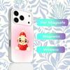 Korean G-Glasses Dumpling Phone Case For iPhone 15,16,17,13,14,11,12,Pro,Max,Plus,E,Air,Mini with Magsafe Magnetic Transparent
