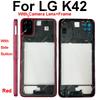 Для LG K42 K52 K62 Plus Средняя рамка Держатель Чехол Идеальная посадка с боковой кнопкой Качественные запчасти для ремонта телефона Стабильный
