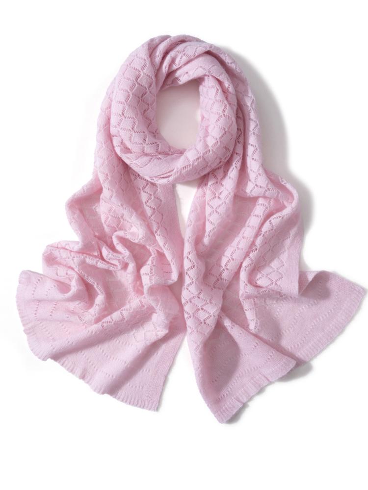 Women Wool Cashmere Openwork Scarf Pashmina Simple Big Scarves Wrap Shawl Men Cashmere Light-thin Outer Wraps Hijab