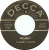 7-дюймовая пластинка DEMARCO SISTERS Dreamboat Two Hearts Two Kisses 929470 Decca 1955 US Pop Б/у