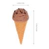 TOYMYTOY Set of 2 PVC Simulation Ice Cream Models for Pretend Food and Toy Cooking x x inches Play, Samples, Display, Props, 5.7 5.7 5.7