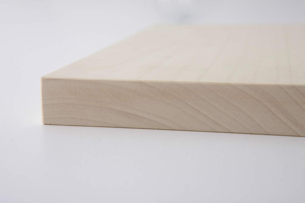 Woodpecker Cutting Board Ginkgo Wooden Made In Japan Natural Wood Ginkgo Wood Cutting Board (Perfect Square)