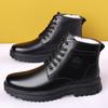 Martin Boots Men's 2025 New Autumn and Winter High-top Casual Leather Shoes Men's Trend Versatile Handsome Tooling Boots