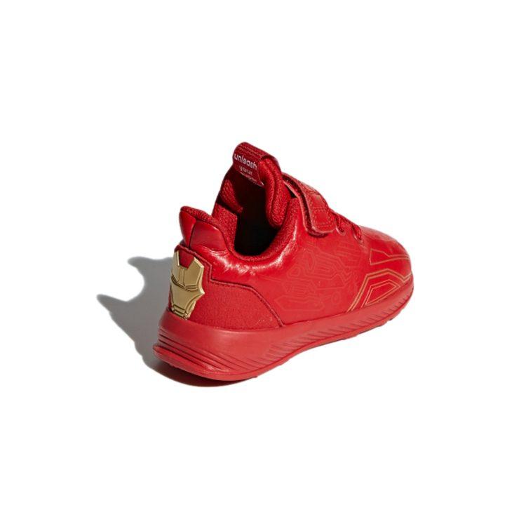 adidas Rapidarun ''Мстители'' I Износостойкие Низкие Детские Кроссовки Красные Для Младенцев и Малышей AH2686