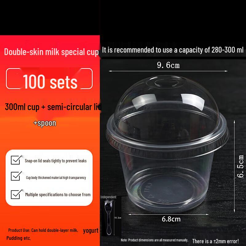 Yuchu Disposable Dessert Cups & Boxes