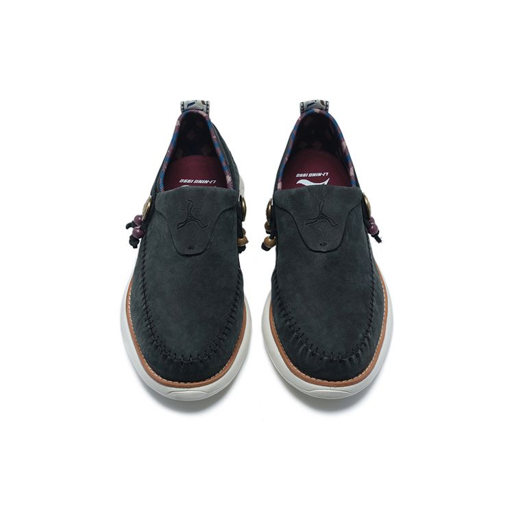 Li-Ning 1990 Ретро Серия Красочный Тканый Ремешок Нескользящая Износостойкая Низкие Кроссовки для Повседневной Носки Мужские Кроссовки Черный ALLS031-1