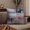 World Premium Printing Pillow Case Anti-dustmite Pillowcase Invisible zipper silky short plush Sofa cushion cover
