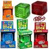 NeeDoh Nice Cube Супер-сжимаемый сенсорный фиджет-игрушка, полупрозрачный красный кубик-антистресс для детей и взрослых, снятие тревожности