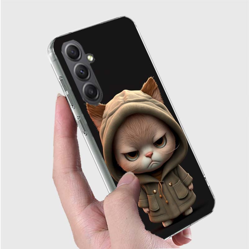 Monkey Frog Pig Cow Bird Cat Animal Phone Case for Samsung A16 A26 A36 A56 A17 A37 A57 A07 A06 A02S A03 A04S A05S Galaxy Note 20