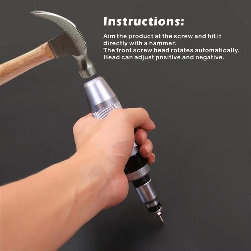 7PCS High Torque Impact Screwdriver Hardness Screw Tool Set Non-slip Screw Extractor Hand Tool