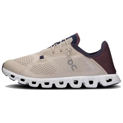 On Cloud 5 Coast Удобные Универсальные Нескользящие Износостойкие Низкие Повседневные Кроссовки Женские кроссовки Песочно-Фиолетовый 3WD10542835